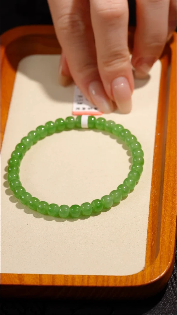未镶嵌手串和田玉（碧玉）和田玉碧玉手串