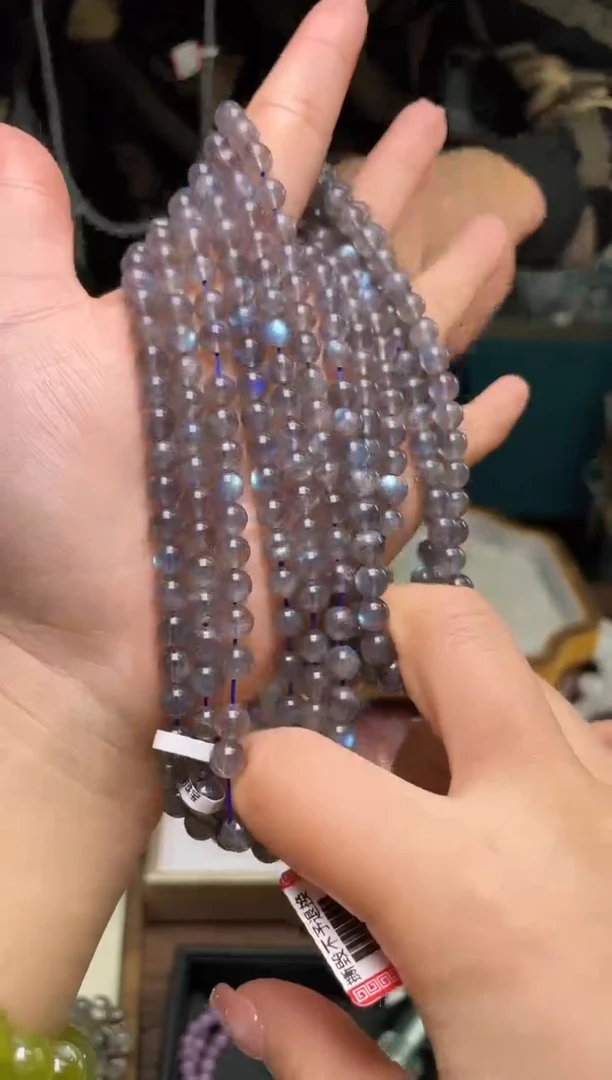 【闪购商品】拉长石手链6±/414未镶嵌多样性发一件