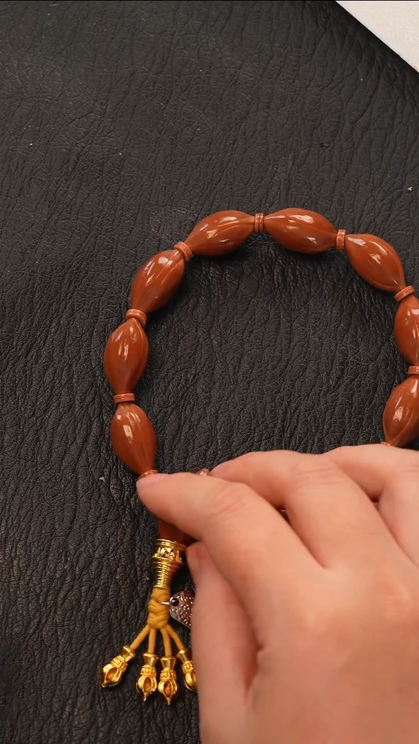 手串/手链橄榄核抛光直心小料水晶核1.2×2.2左右