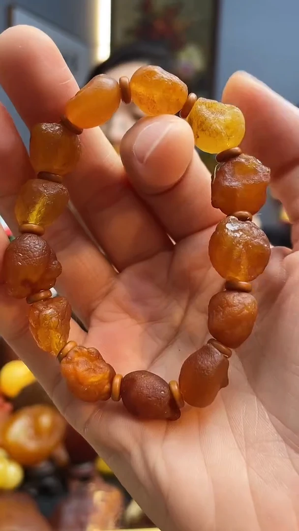 未镶嵌琥珀手串手串