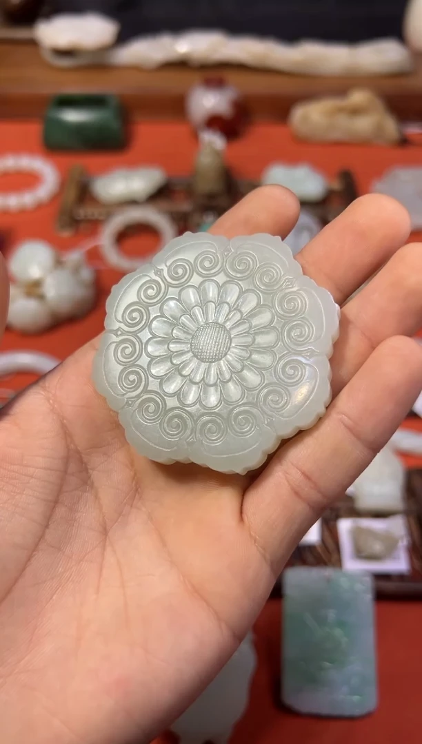 【闪购商品】和田玉山西文物商店帽花