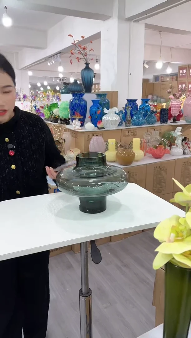 【闪购商品】无铅玻璃玖月花器V-品9