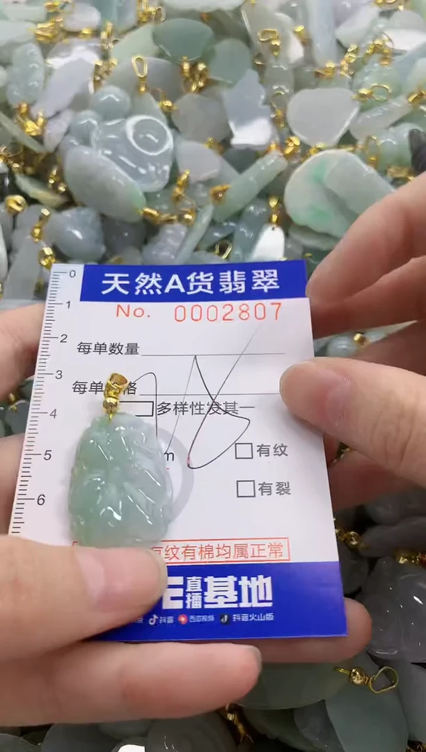 颈饰未镶嵌翡翠天然A货翡翠