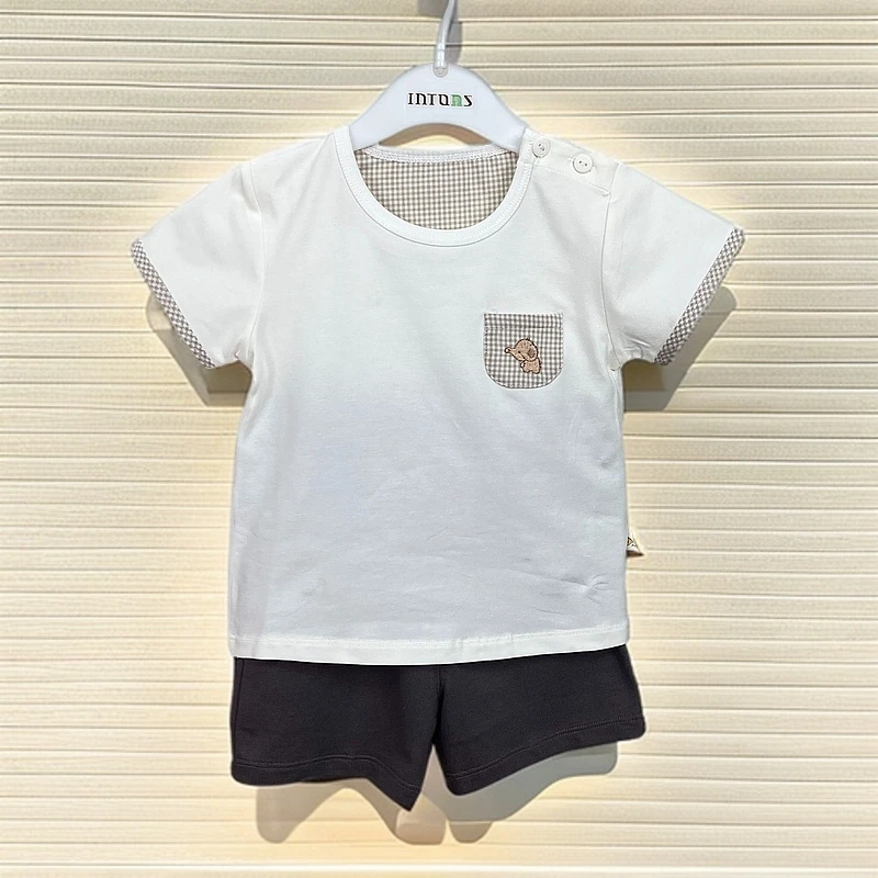 婴幼儿小宝宝夏季肩开套装夏装儿童童装