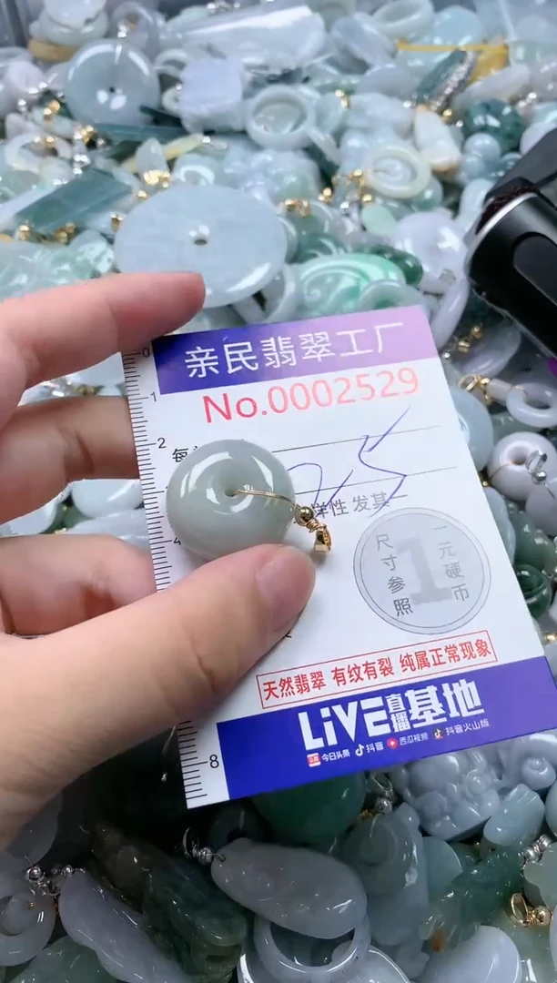 翡翠未镶嵌吊坠(不含链)2529