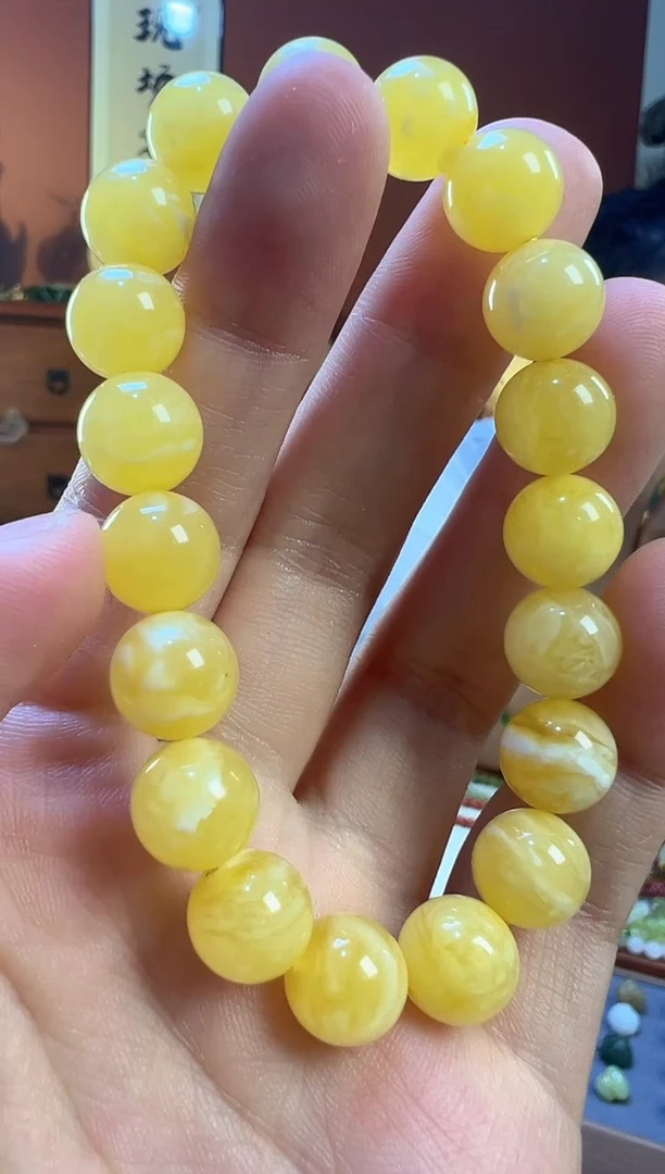 手串蜜蜡未镶嵌木*妤蜜蜡