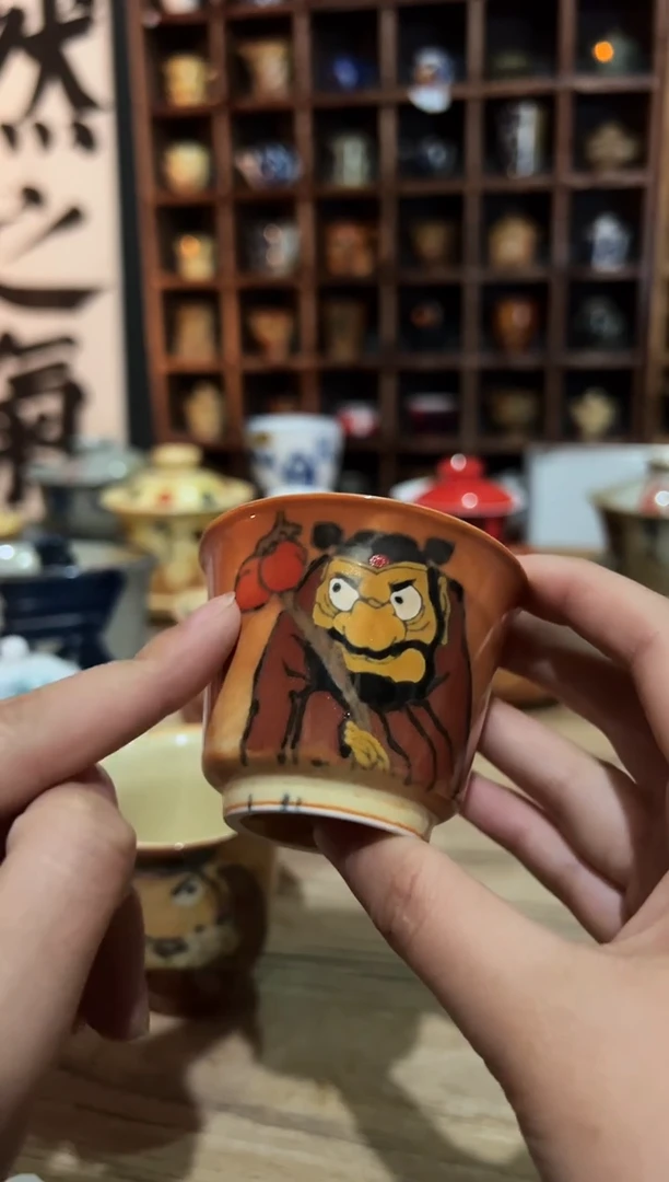 【闪购商品】观云听雨原创手绘茶具