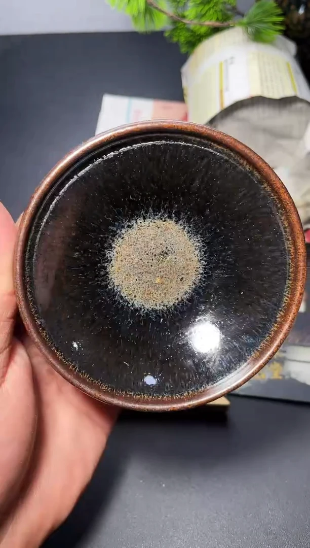 茶盏209 叶紫建盏