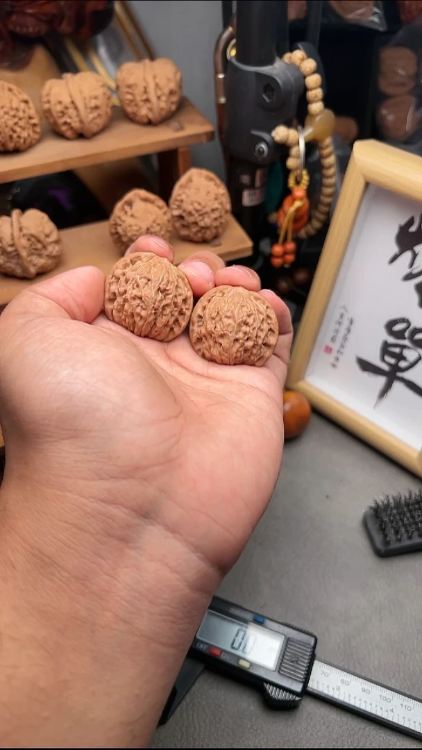 吊坠文玩核桃磨盘38