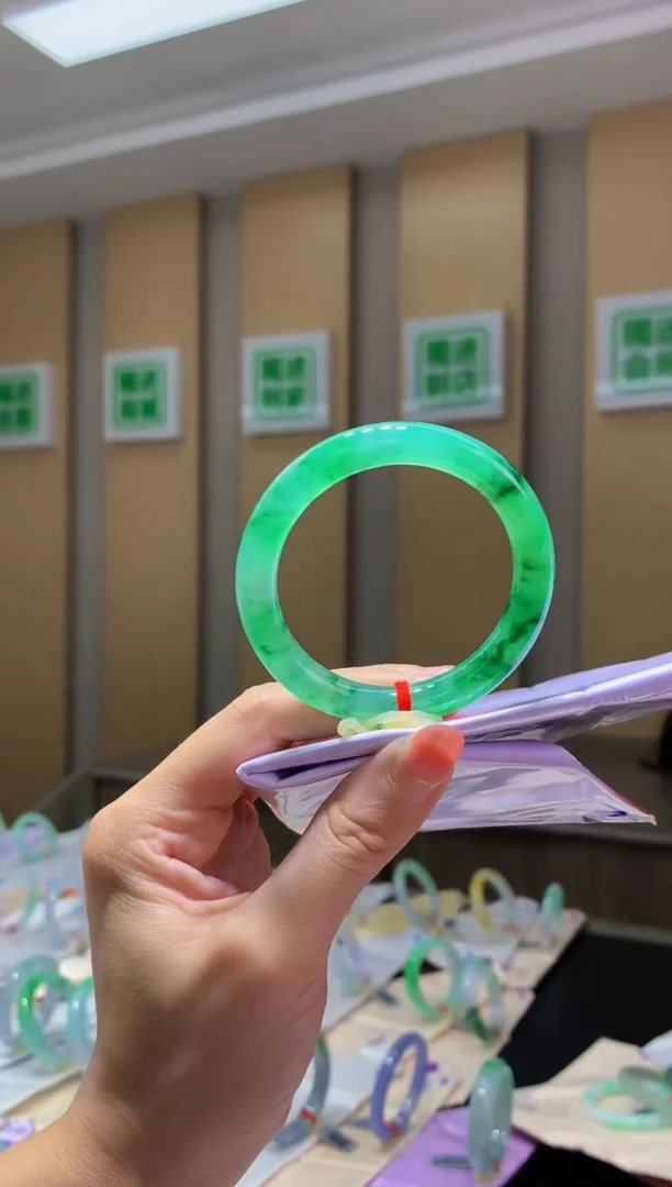 未镶嵌手镯翡翠-Q144 圈口50.2 全款30万 定金2万