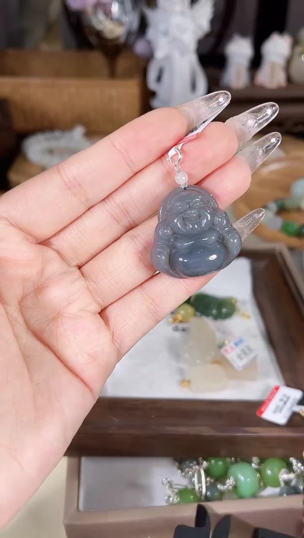 吊坠(不含链)银S925镶嵌和田玉多样性发货其一孤品默认微瑕