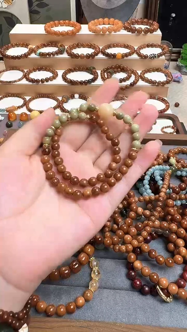 未镶嵌库克手串油牛果库克双圈卡6