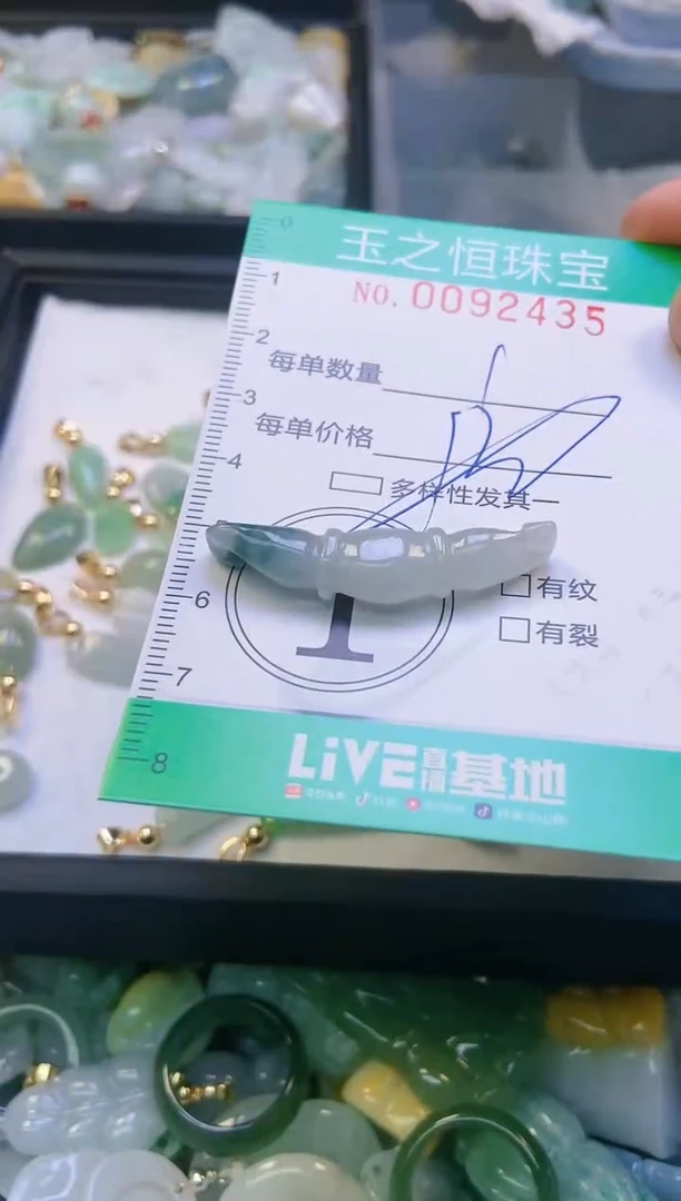 翡翠未镶嵌颈饰闪购0092435
