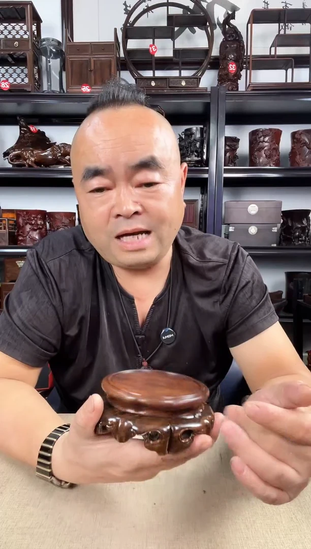 木旋转如意老李红木工艺品老李红木工艺品