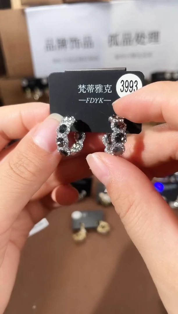 合金925银锆石梵3993