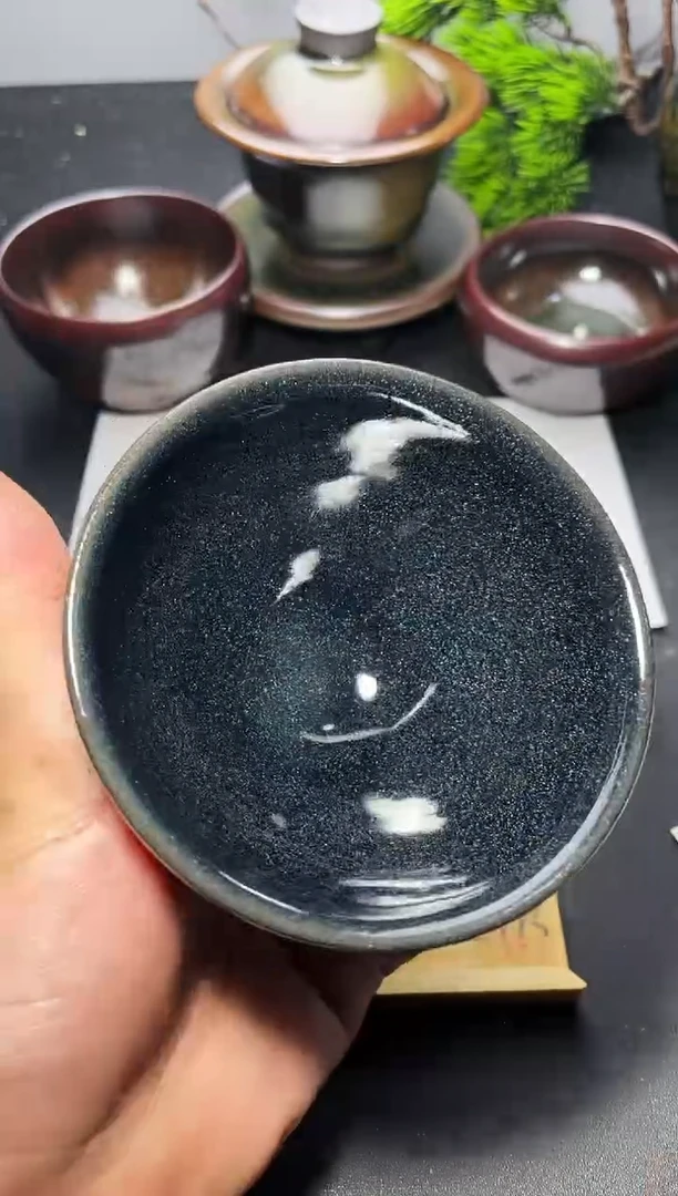 茶盏213 叶紫建盏