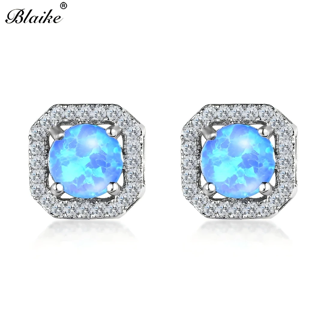 9188【原创欧泊opal系列·宫】设计师澳宝女士耳饰