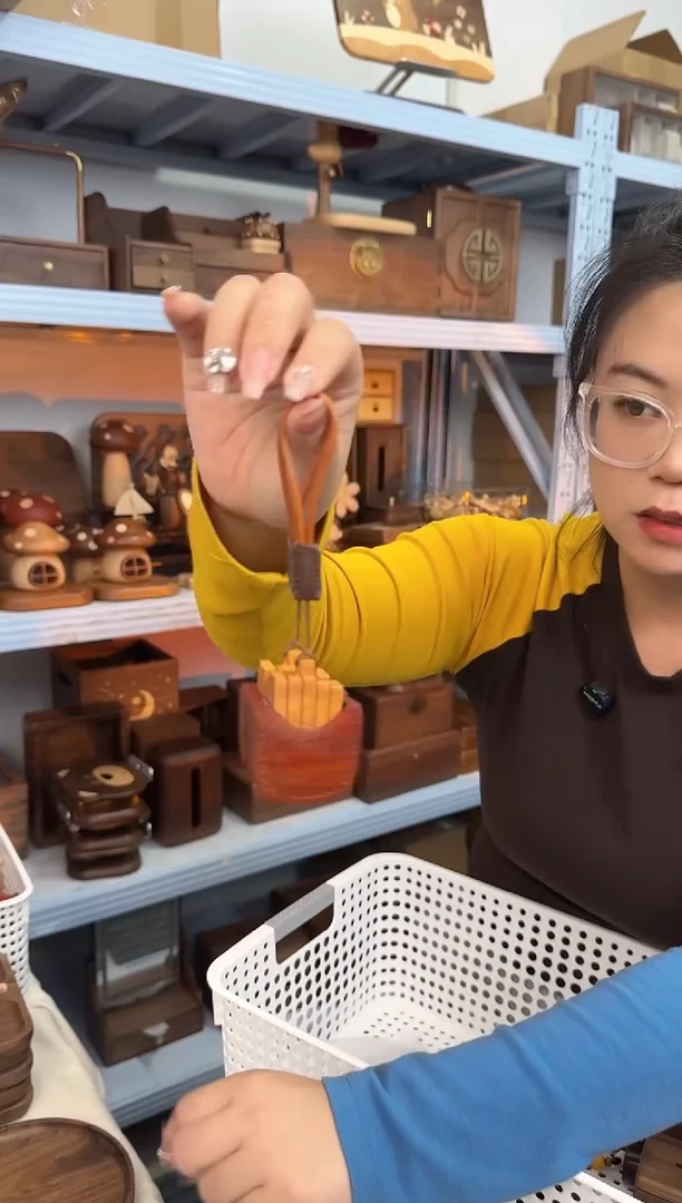 木花梨木薯条挂件