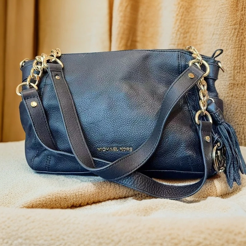 95新 MICHAEL KORS/迈克高仕 黑色单肩包 1216 8210