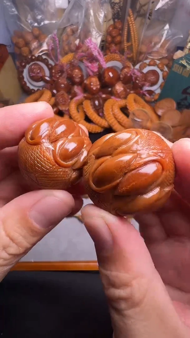 手串橄榄核吞噬一对