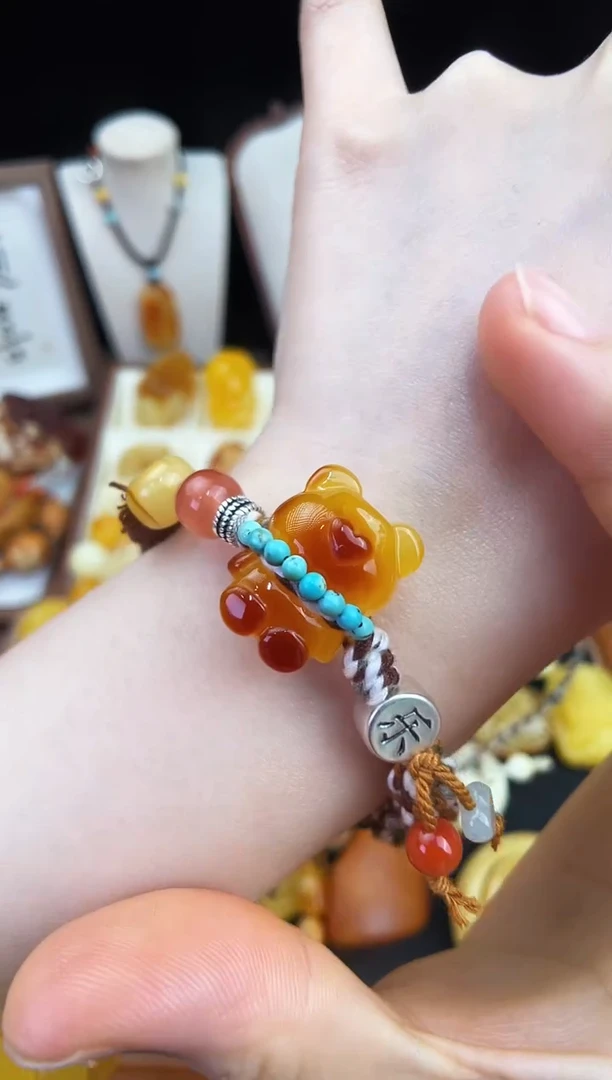 琥珀未镶嵌珠宝奇石柒月