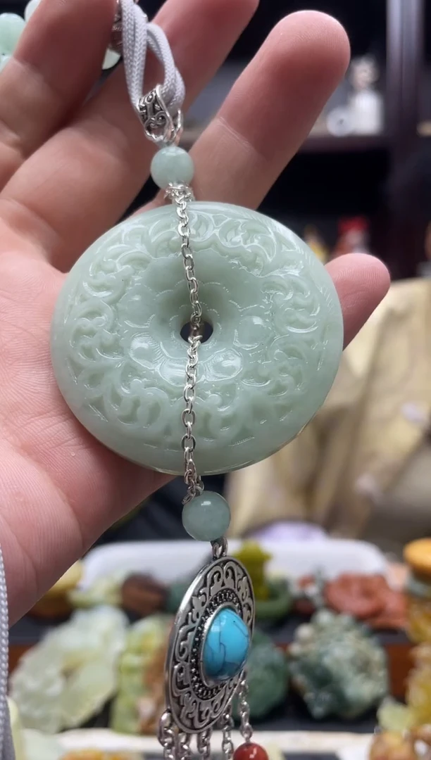 未镶嵌岫玉吊坠多样性发*货拍一发一