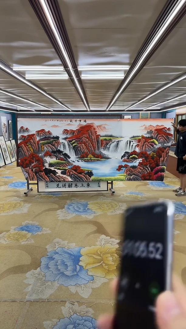 绘画时**子绘画Y-刘雪红-大丈二-山水画