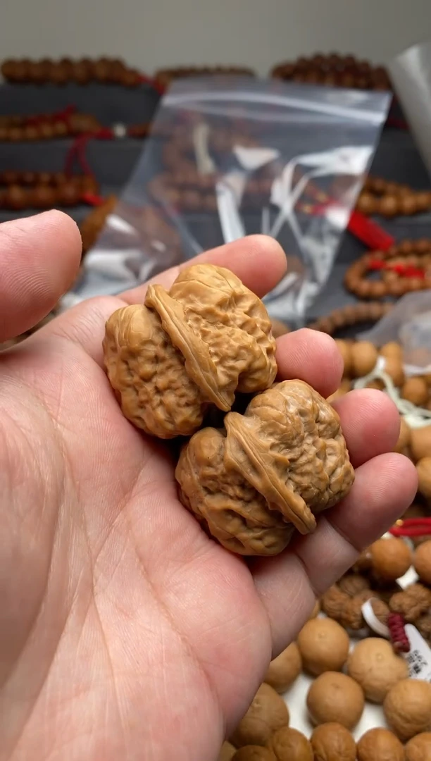 【闪购商品】文玩核桃把件23蛤蟆头福袋36mm