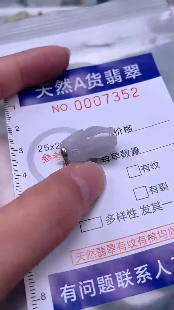 翡翠未镶嵌吊坠(不含链)1