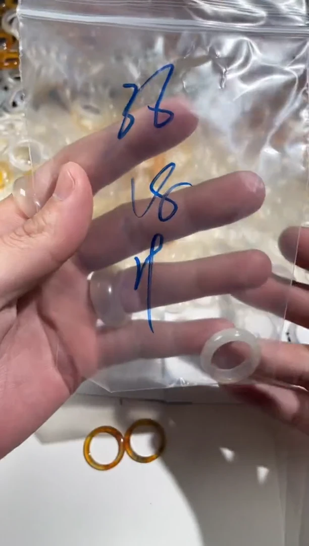 【闪购商品】玛瑙/玉髓戒指未镶嵌36