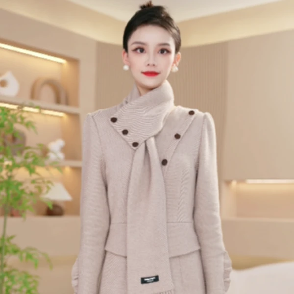 2025秋冬爆款气质时尚大气设计感优雅减龄百搭女装连衣裙M-4XL