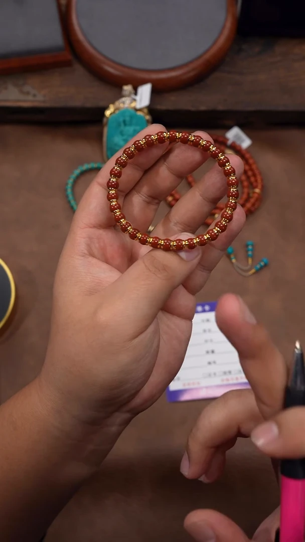 未镶嵌手串南红玛瑙南红手串