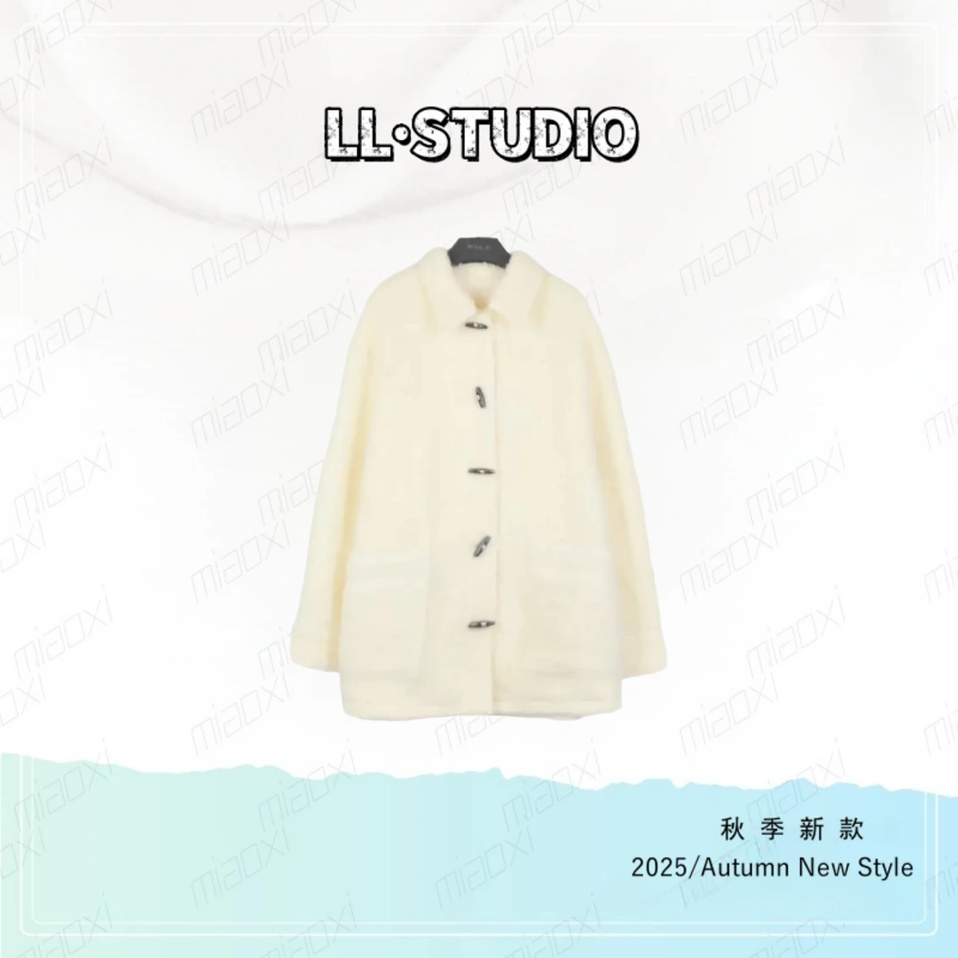 妙兮·LL冬季新款时尚慵懒风百搭宽松休闲气质毛毛外套*20252761