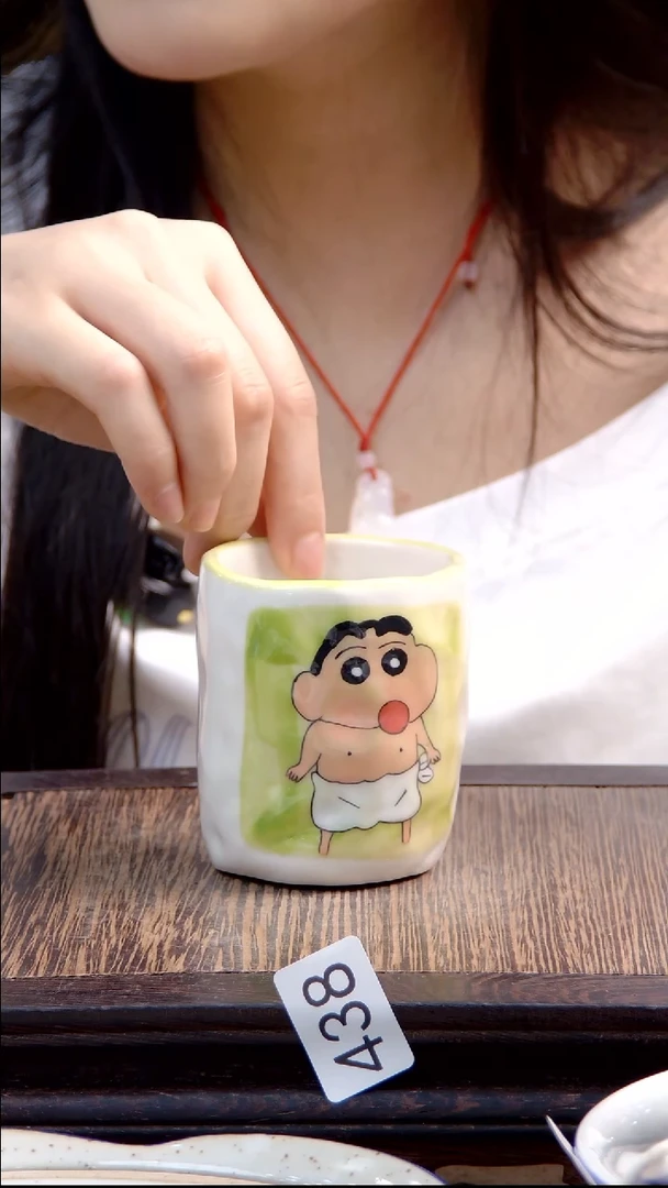 杯子景德镇陶瓷手绘438