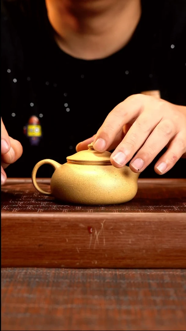 茶壶紫砂XJ 本绿 寒江