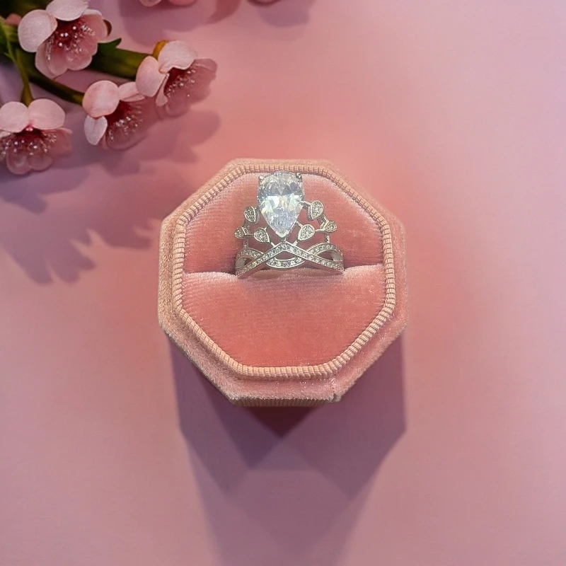 925银莫桑石戒指 AB同款戒指.xx126