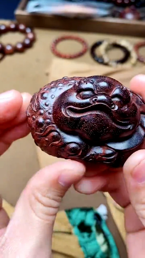 【闪购商品】檀香紫檀（小叶紫檀）金蝉