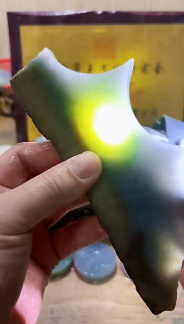 未镶嵌挂件翡翠A货常星7336