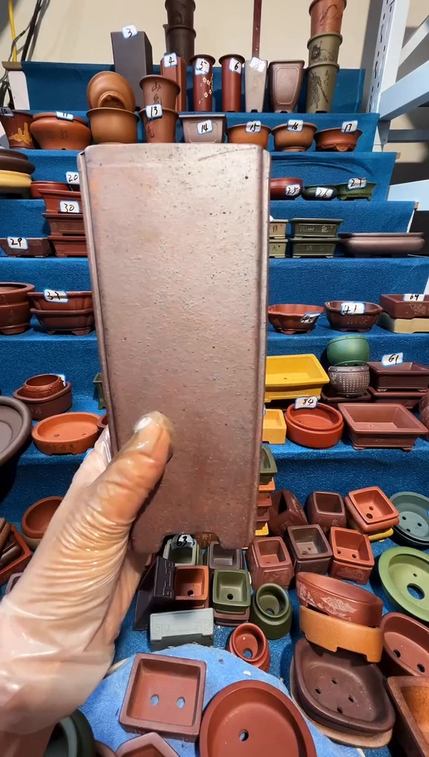 【闪购商品】紫砂紫砂花盆7.5*18