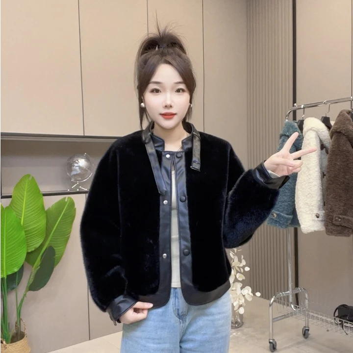 雪儿推荐时尚短款机车短外套