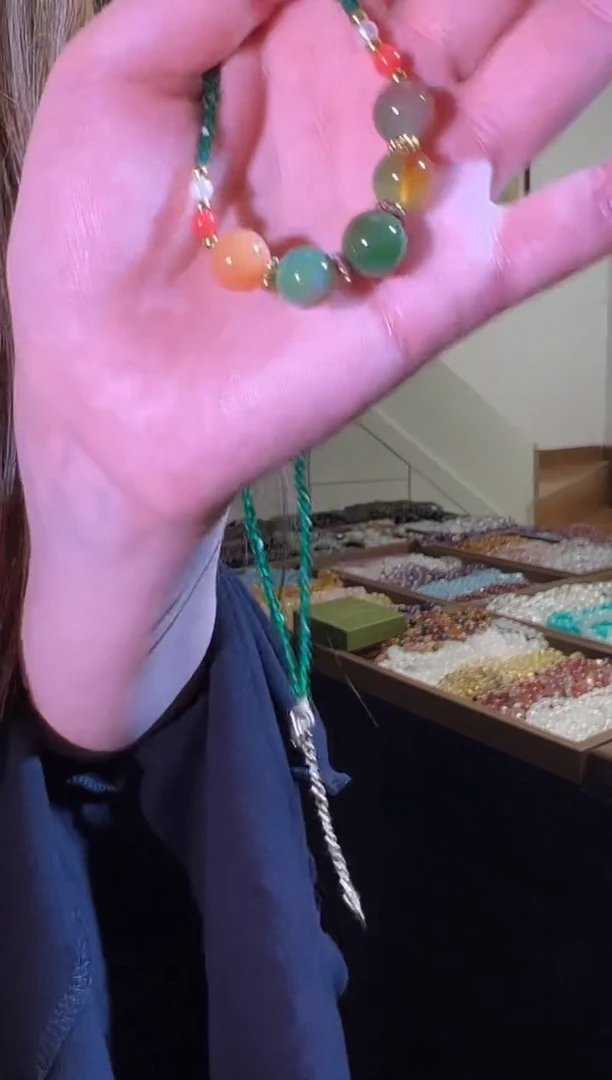 未镶嵌手链水晶盐玛锁骨链