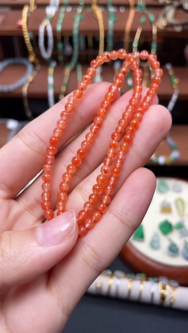 【闪购商品】南红玛瑙手串未镶嵌一个  JK469