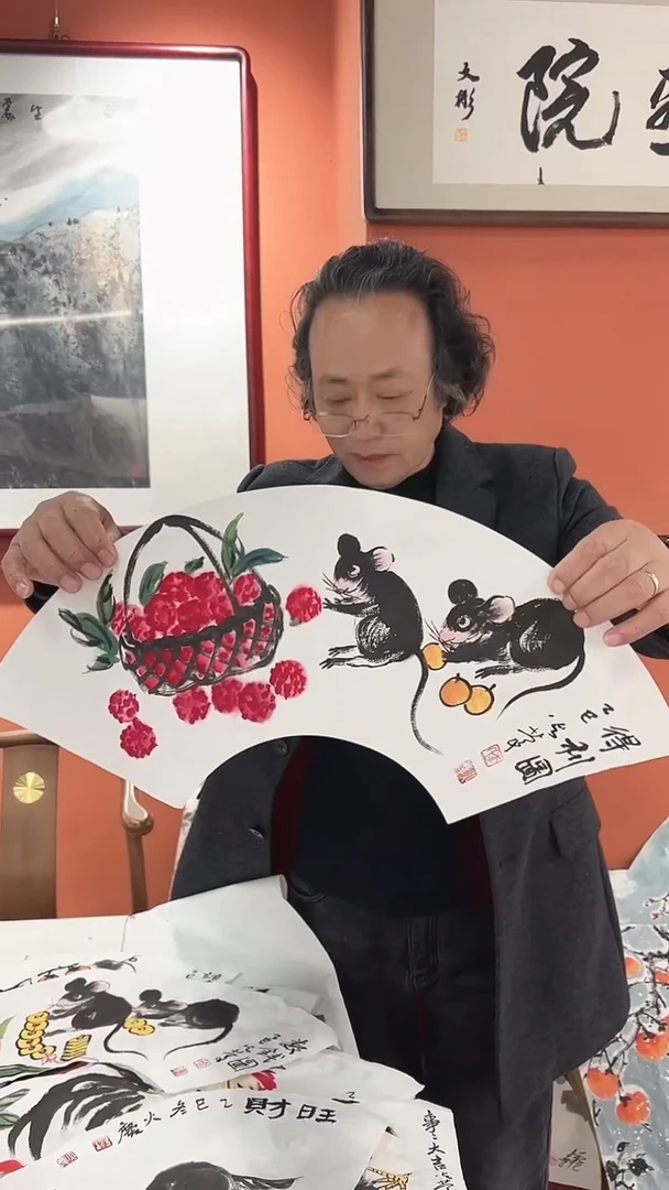 国画李火庆/国画/花鸟