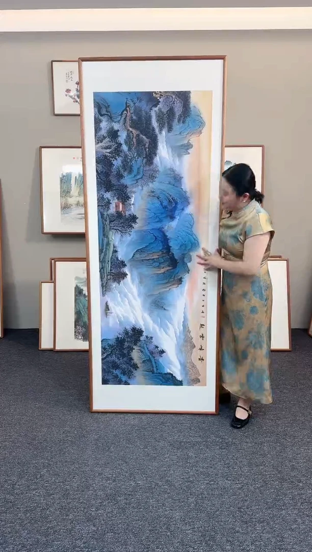 书法清风运气图210*80卢永胜老师