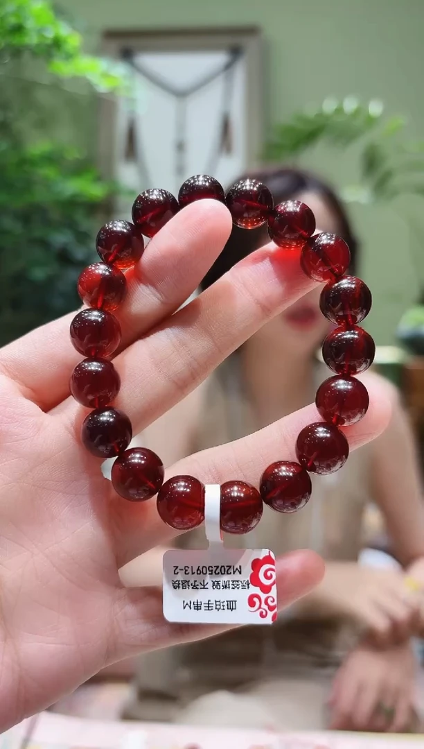 裸石琥珀未镶嵌血珀手串M0913-2多样性发货