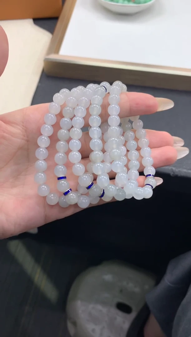 未镶嵌手串翡翠FC525 翡翠手串 多样性发其一