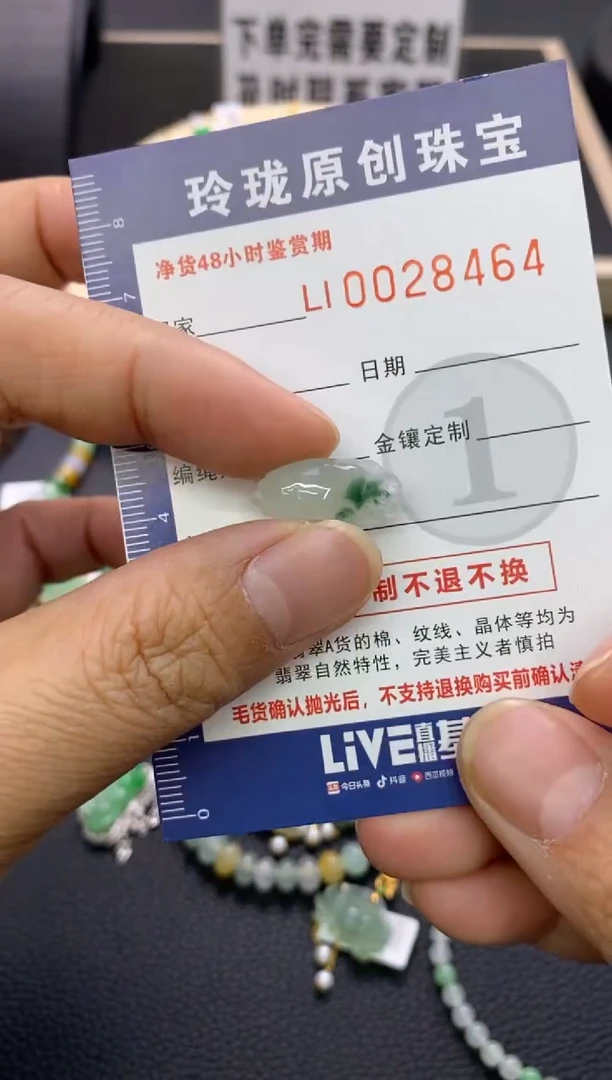 【闪购商品】翡翠颈饰未镶嵌翡翠净货28464