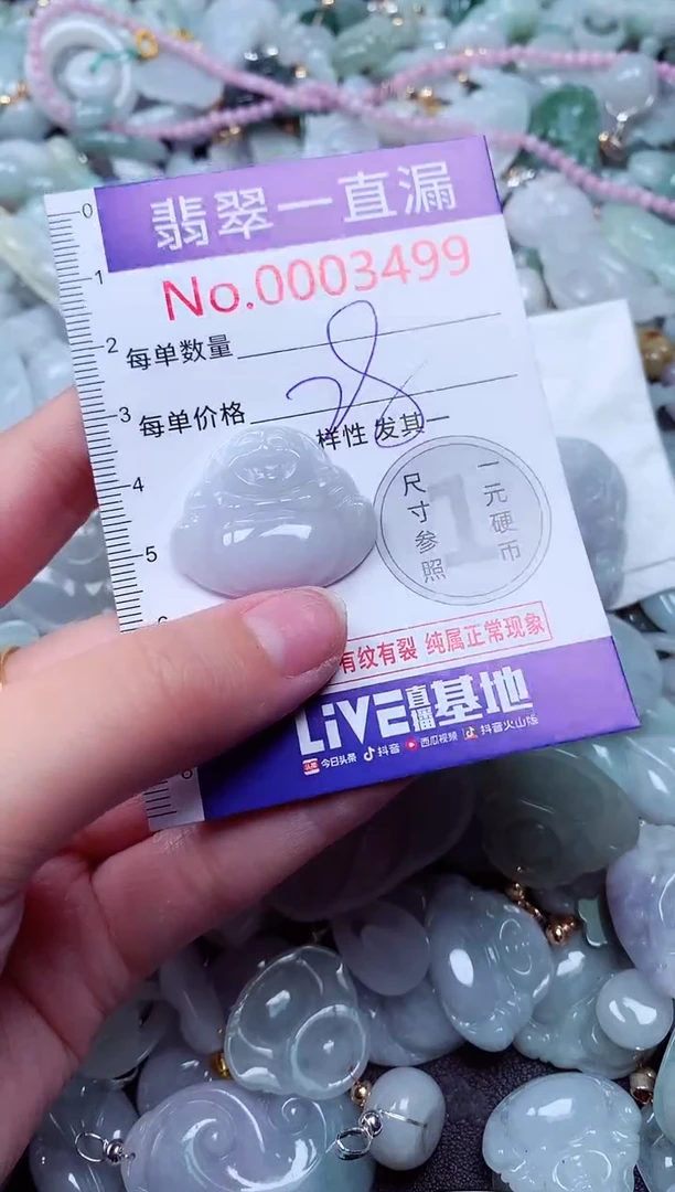 吊坠(不含链)未镶嵌翡翠3499