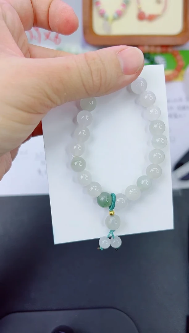 【闪购商品】石英质玉手镯未镶嵌999手串