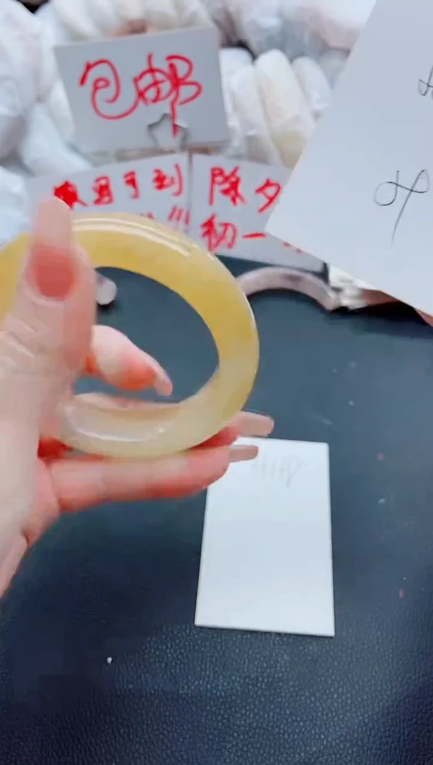 【闪购商品】石英质玉手镯未镶嵌H197-58-59